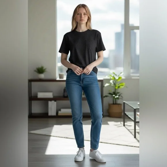 Abercrombie & Fitch Soft A&F Tee Shirt Women’s Medium Short Sleeve - Picture 2 of 7